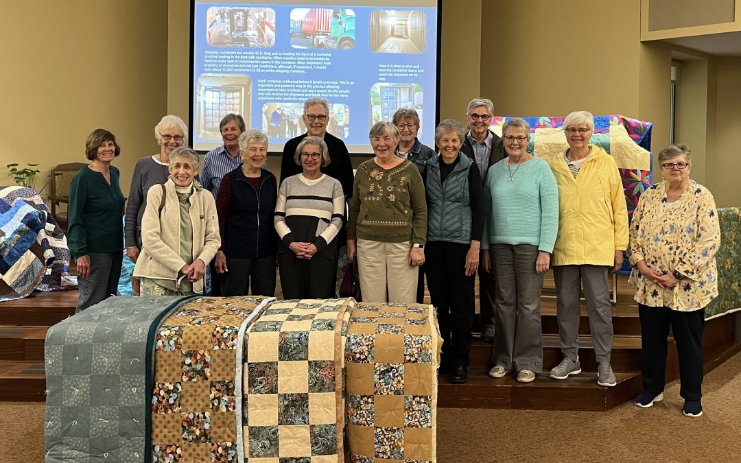 quilting group of retirees